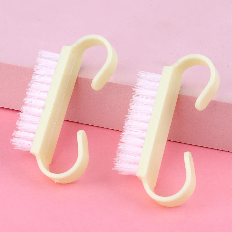 50 Stück Nagelbürsten – Bunte Reinigungsbürsten für Maniküre & Pediküre