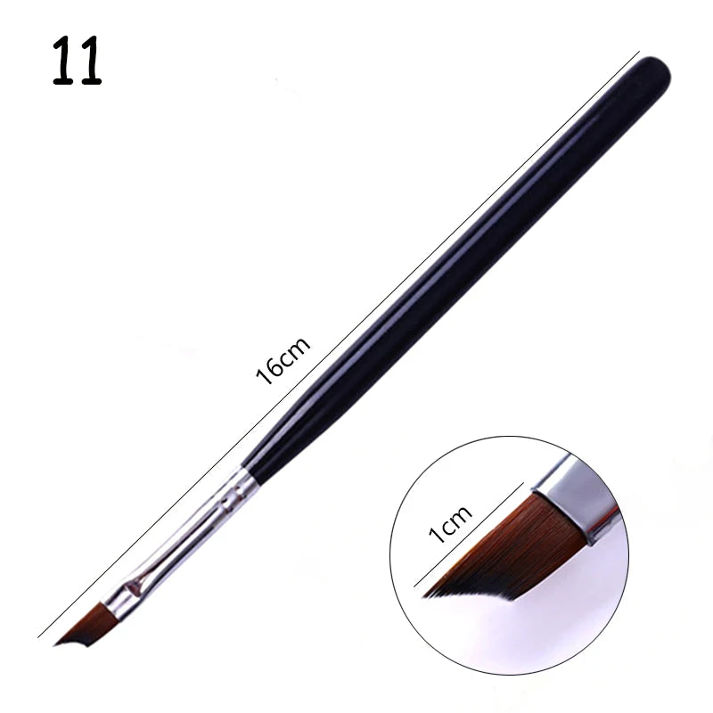 Nail Art Pinsel Set (1–9 Stück) – für UV Gel, Acryl & 3D Nail Design