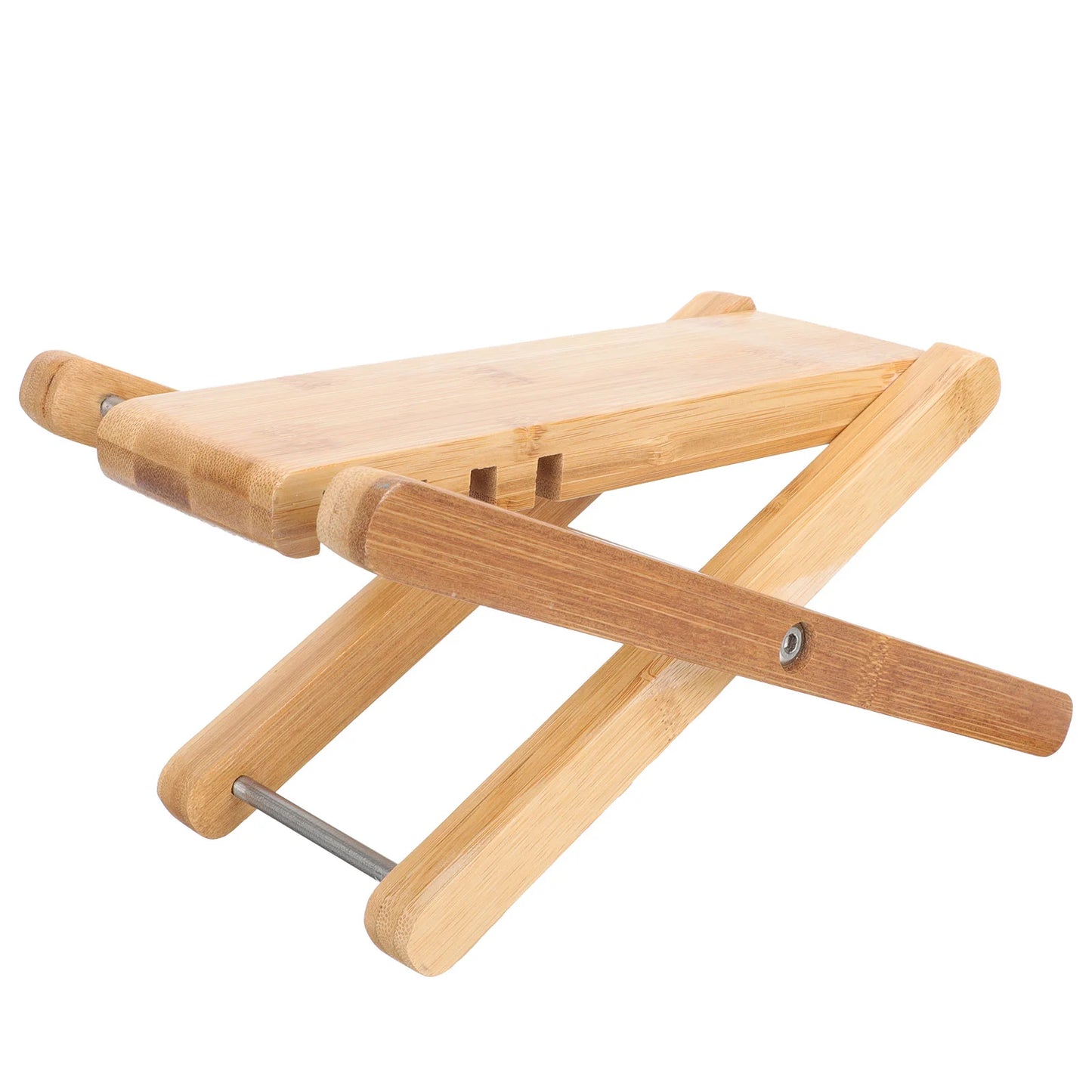 Verstellbare Fußstütze für Pediküre – Holz