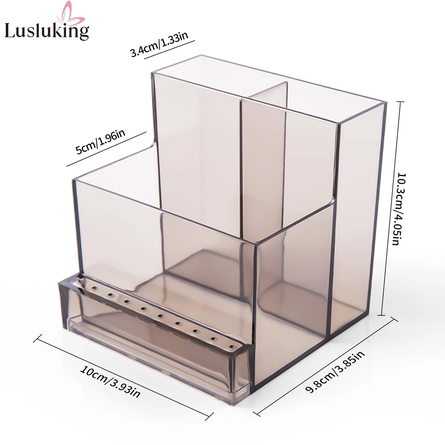 Acryl Organizer für Nagelzubehör – Aufbewahrungsbox für Fräser, Bits & Werkzeuge