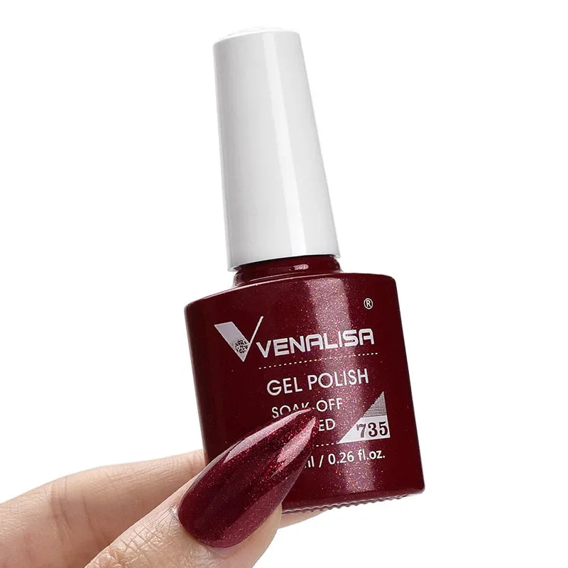 Venalisa GDCOCO Gel-Lack – 7,5 ml – Neon Sommerfarben, volle Deckkraft