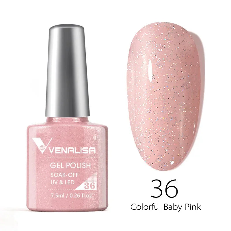 Venalisa GDCOCO Gel-Lack – 7,5 ml – Neon Sommerfarben, volle Deckkraft