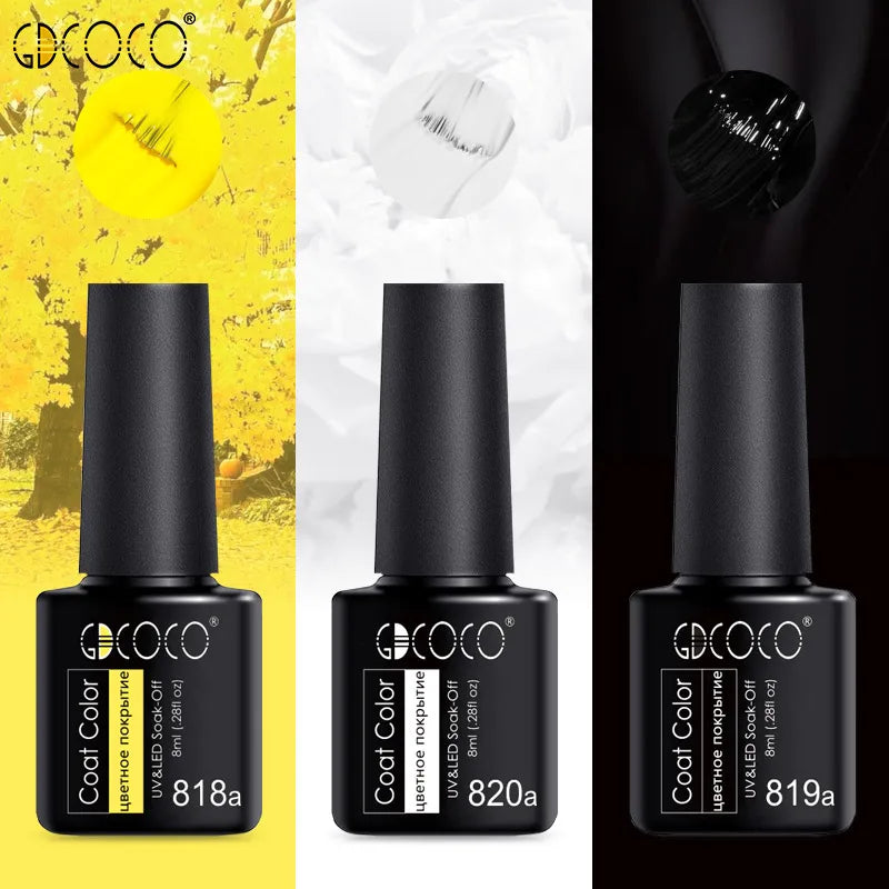 Venalisa GDCOCO Gel-Lack – 7,5 ml – Neon Sommerfarben, volle Deckkraft