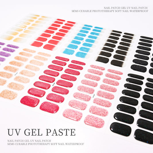 Gel-Phototherapie-Halbhärtender Nagelaufkleber der zweiten Generation