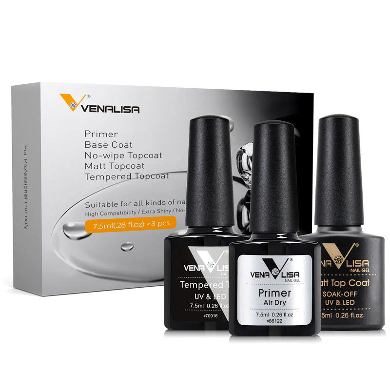 Nagellack-Set Anastomosing Agent Gummibasis Gummi gehärtet matt