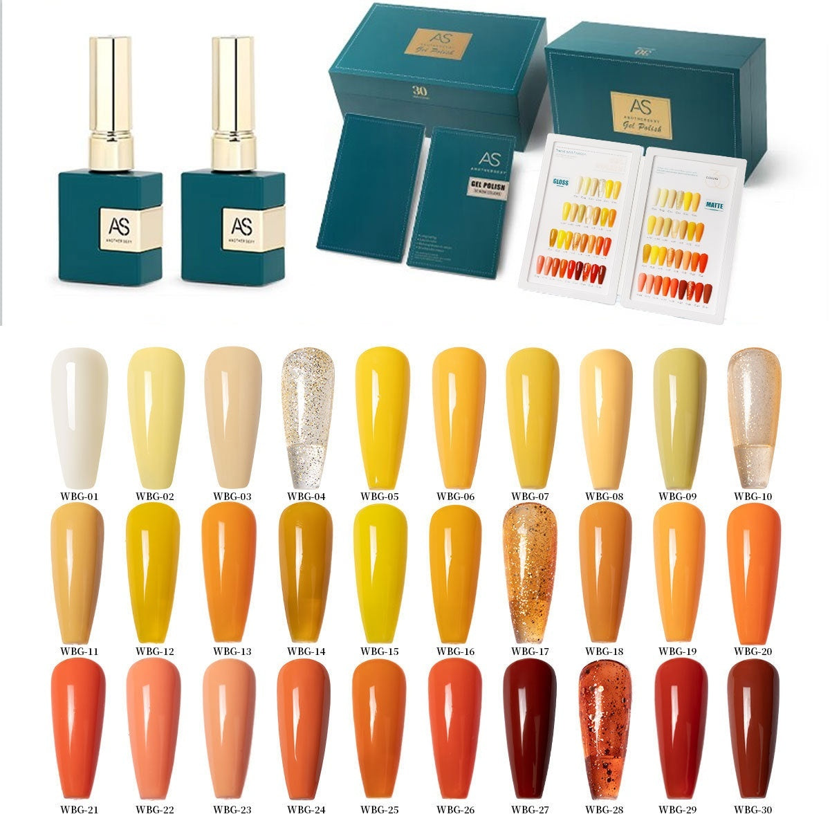 Gelbes Nagelöl-Gel Neues Whitening Nail Shop Spezialset