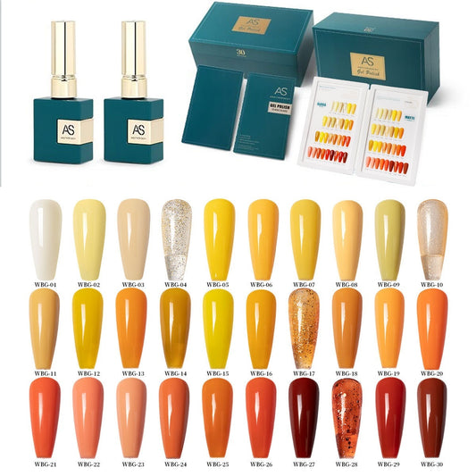 Gelbes Nagelöl-Gel Neues Whitening Nail Shop Spezialset