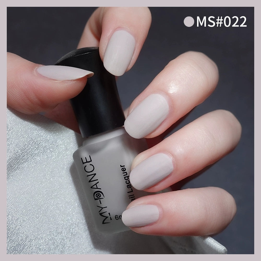 No Bake Velvet Matte Scrub Nagellack