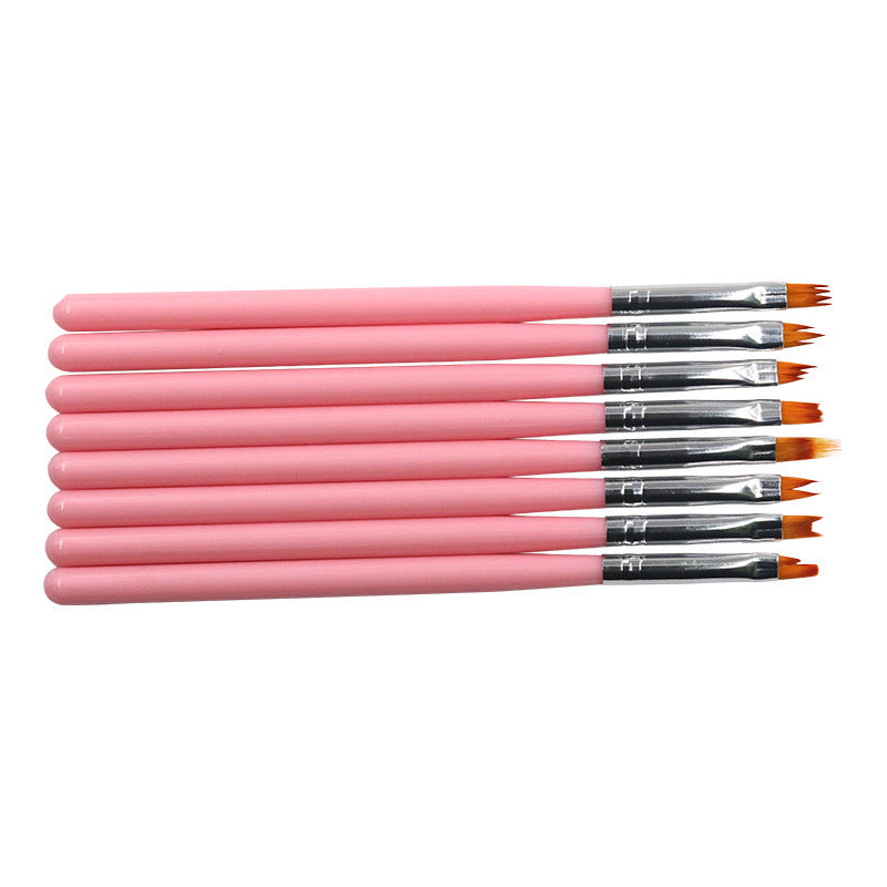Nail Enhancement Tool Stift Blume 8 Zickzack Pinsel Farbe Malerei