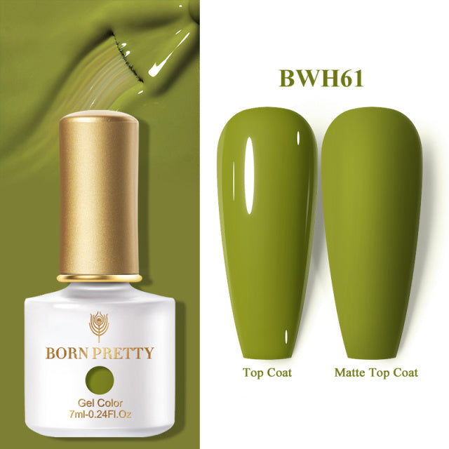 Eine Flasche einfarbigen Nagellack