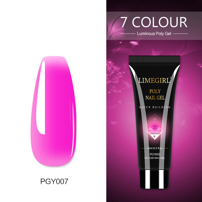 Nagelkunst-Glitzerpulver-Verlängerungskleber, schmerzloser und schneller Verlängerungs-Glitzerkristall-Verlängerungskleber