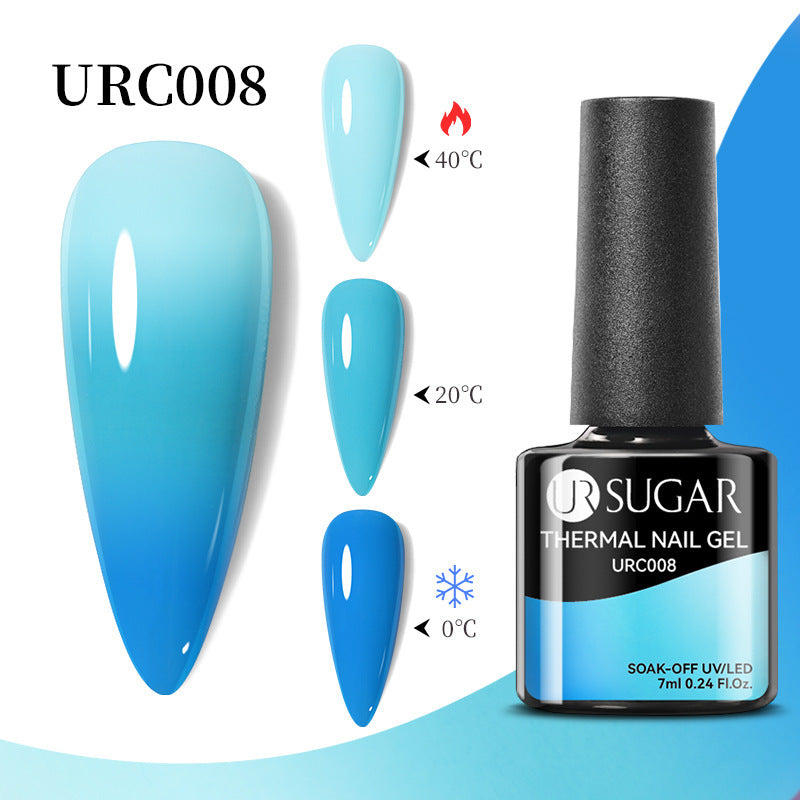 Herbst und Winter Neuer Temperaturwechsel UV-Lack Kalter und warmer Farbverlauf-Nagelkleber