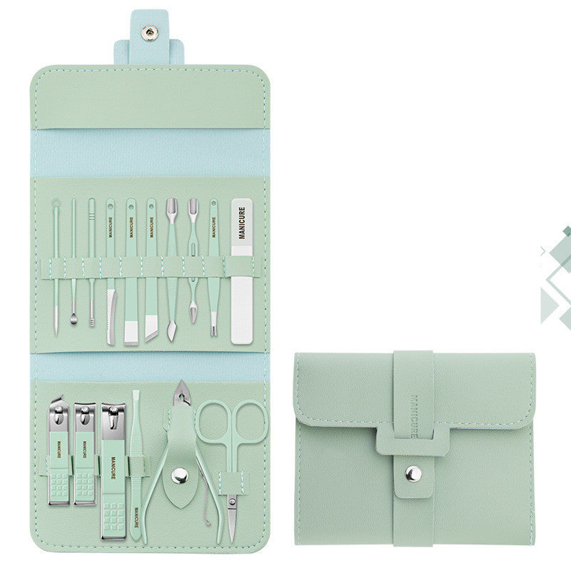 Edelstahl Farbe 16-stück Nail Clipper Set