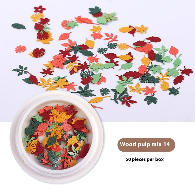 50-teiliges Set Blumen-Nagelsticker | Selbstklebende Nail Art Aufkleber mit Blumenmuster | Modell SP14-01 bis SP14-18