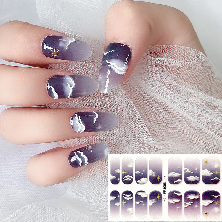 3D Kristall Nagelsticker – Selbstklebende Nail Wraps im Relief-Design