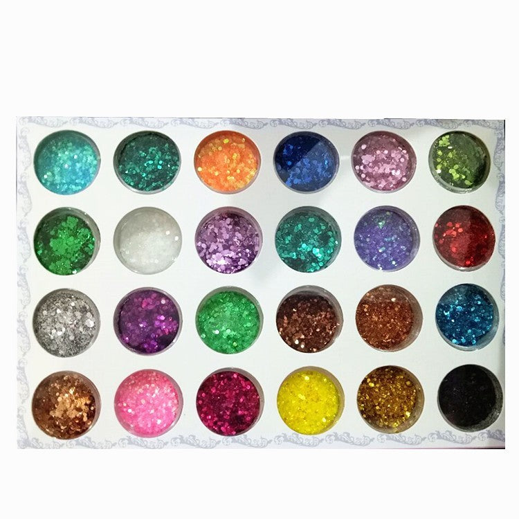 Nagelglitzer, 24 Farben
