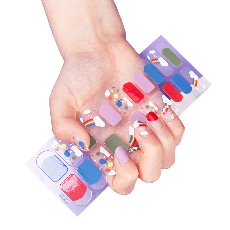 Schmetterlings-Nagelsticker – 22-teiliges Set | Selbstklebende Nail Wraps für Mädchen & Teens