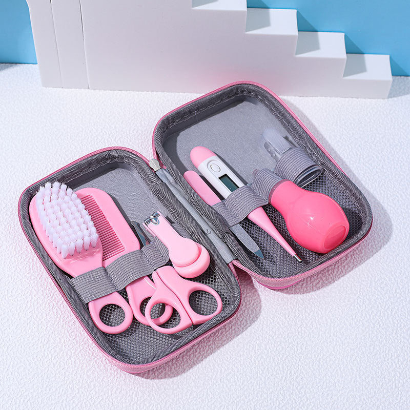 Kinder Baby nägel Schneid zange 8 Acht-Stück-Set Eva Tasche Pflege anzug