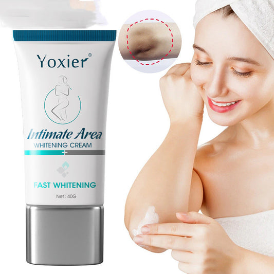 Aufhellende Creme für den Intimbereich, zur Aufhellung, Reparatur von Achselhöhlen, Ellenbogen und Gesäß, feuchtigkeitsspendend, nährend, Nicotinamid, Körperpflege