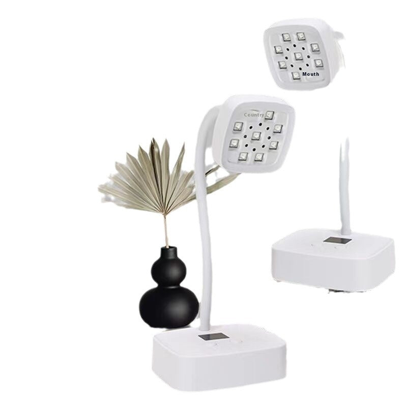 Desktop Storage Manicure Lotus Lamp Quick-drying Induction