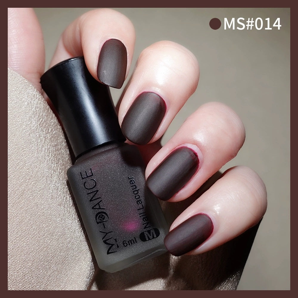 No Bake Velvet Matte Scrub Nagellack