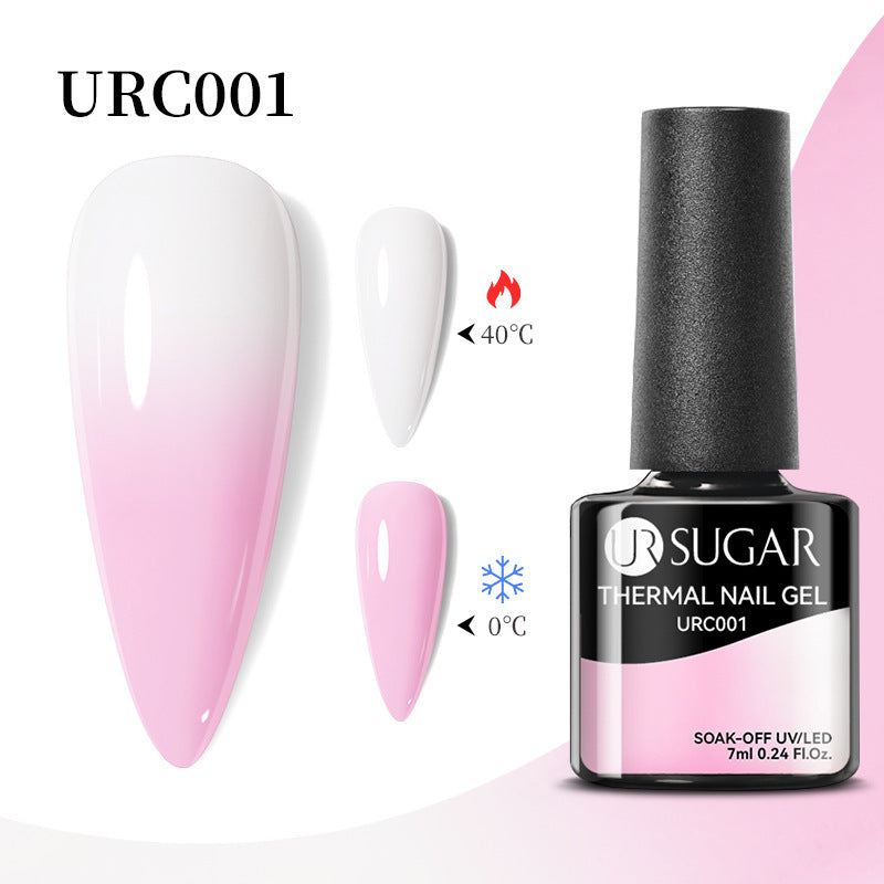 Herbst und Winter Neuer Temperaturwechsel UV-Lack Kalter und warmer Farbverlauf-Nagelkleber