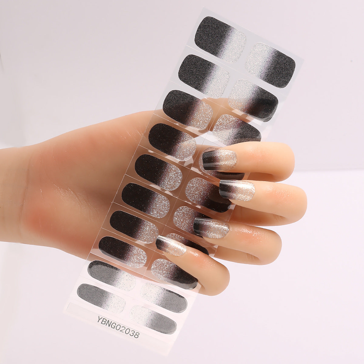 Nagelaufkleber Halbgehärteter Heizlampen-Nagelaufkleber