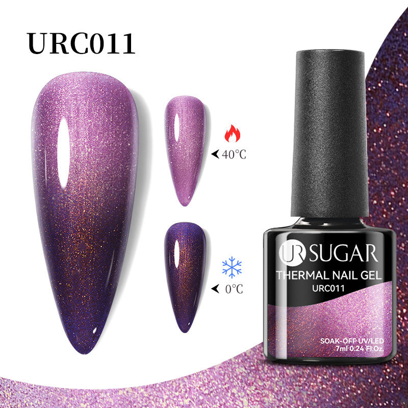 Herbst und Winter Neuer Temperaturwechsel UV-Lack Kalter und warmer Farbverlauf-Nagelkleber